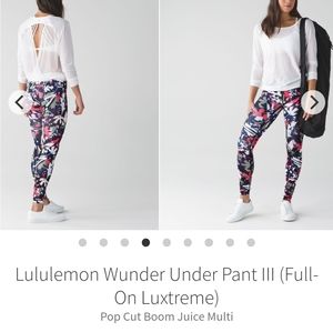 Wunder Under Pant III (Full-On Luxtreme) in Pop Cut Boom Juice Multi